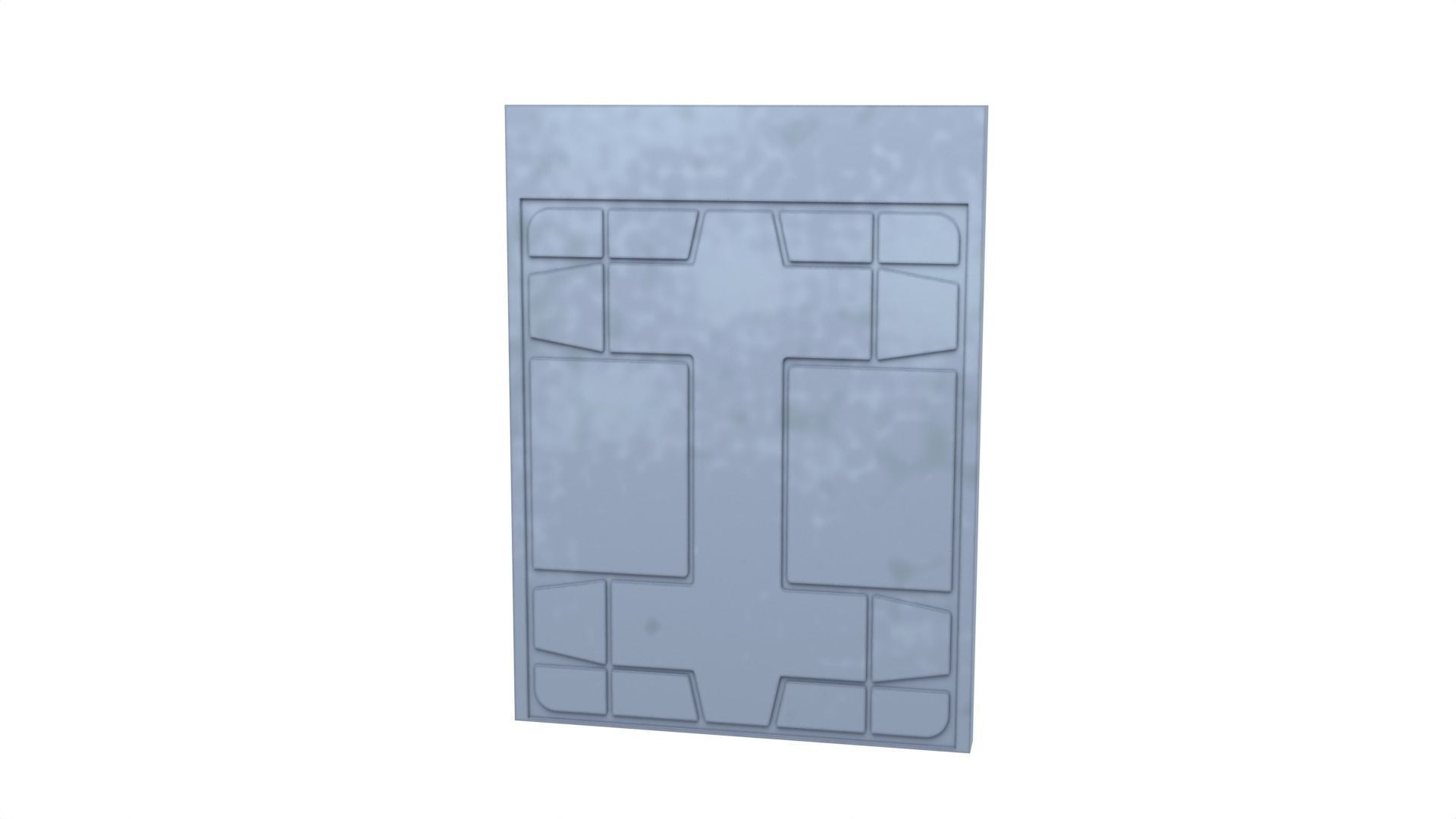 Death Star Hallway Door 1-18 scale Kenner Hasbro 3D print model_36