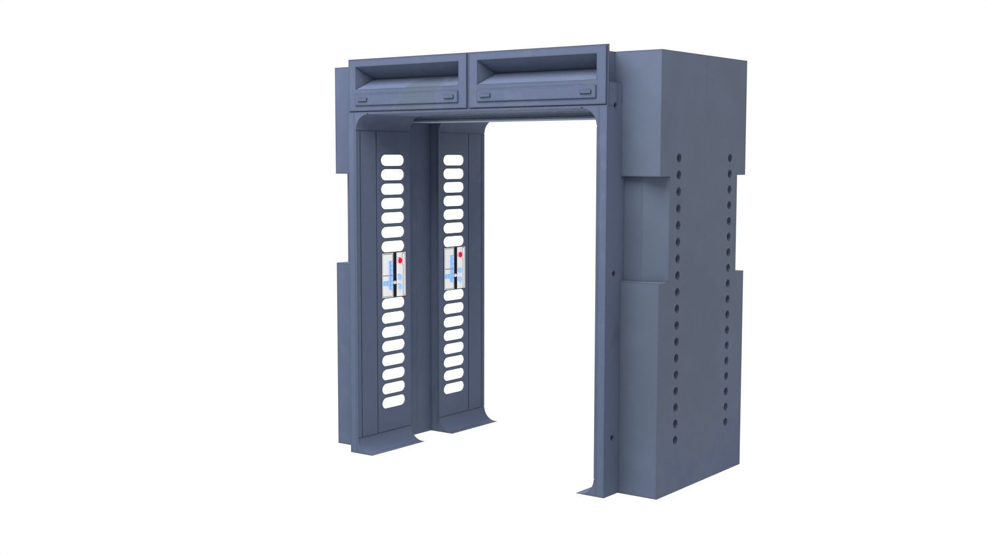 Death Star Hallway Door 1-18 scale Kenner Hasbro 3D print model_21