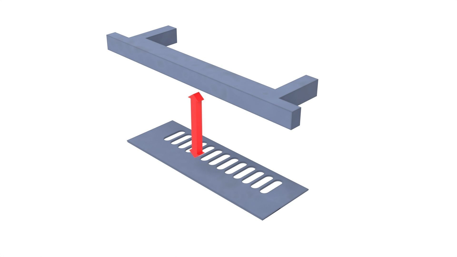 Death Star Hallway Door 1-18 scale Kenner Hasbro 3D print model_29