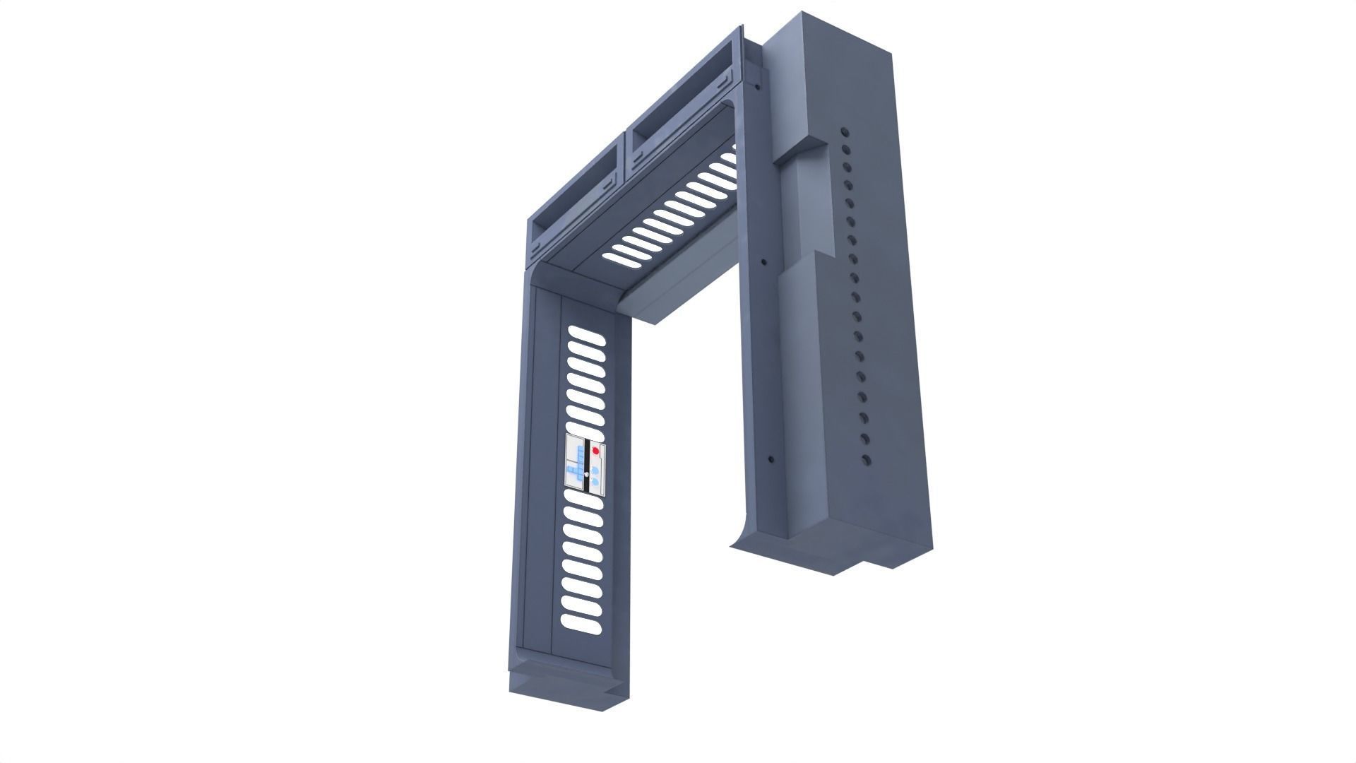 Death Star Hallway Door 1-18 scale Kenner Hasbro 3D print model_17