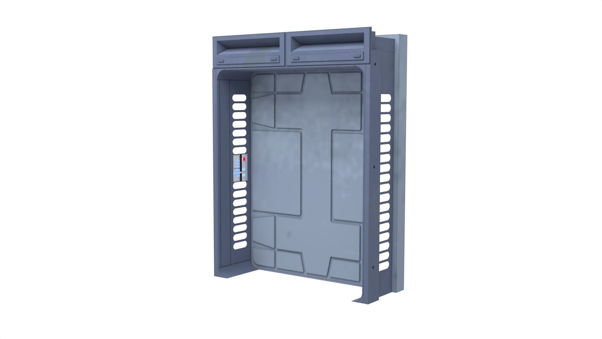 Death Star Hallway Door 1-18 scale Kenner Hasbro 3D print model_35