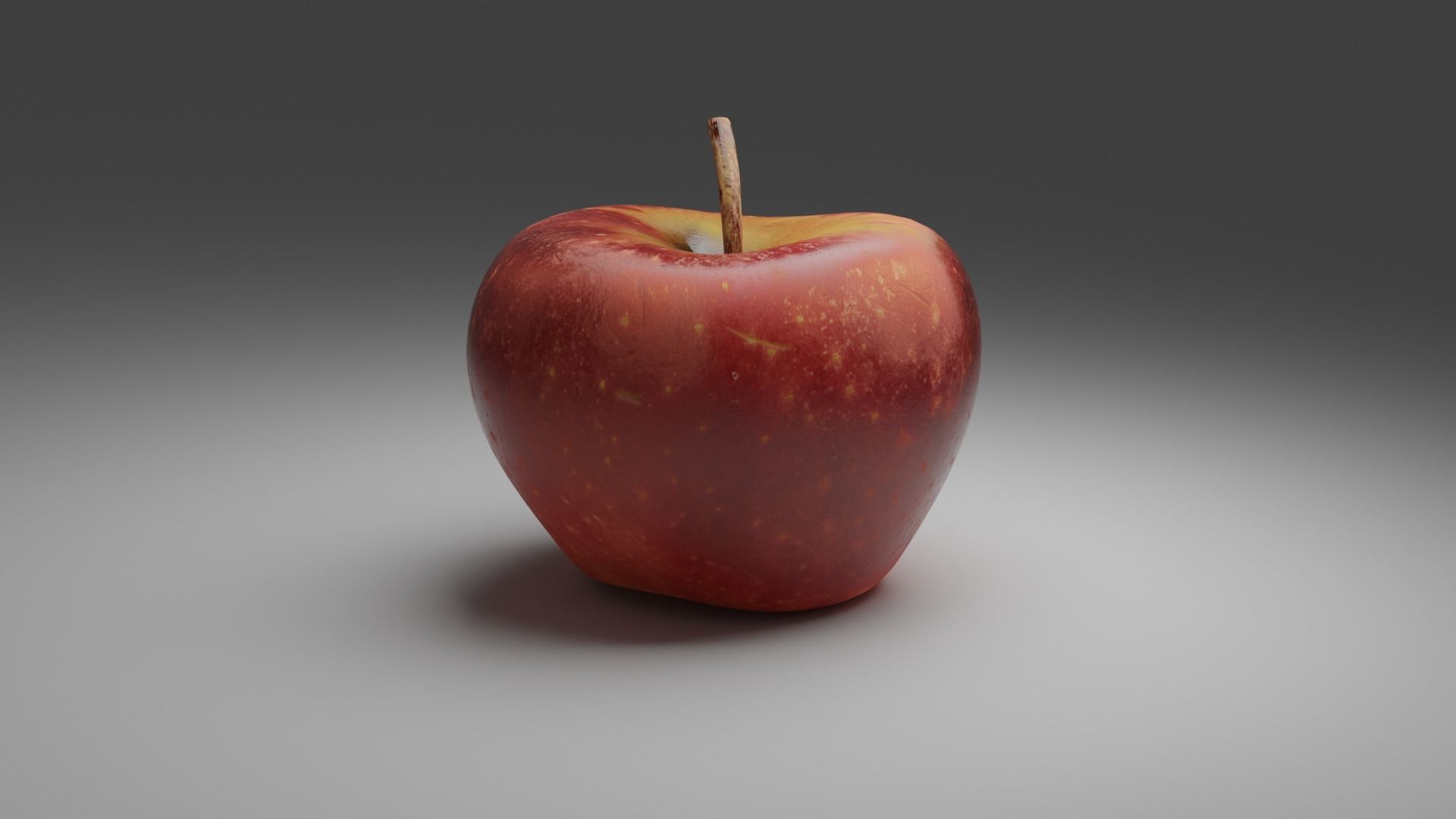 3D Model of Apple 3D model_2