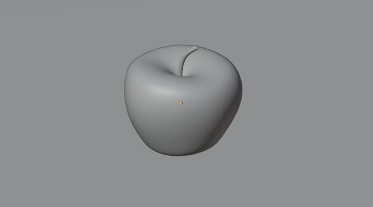 3D Model of Apple 3D model_3