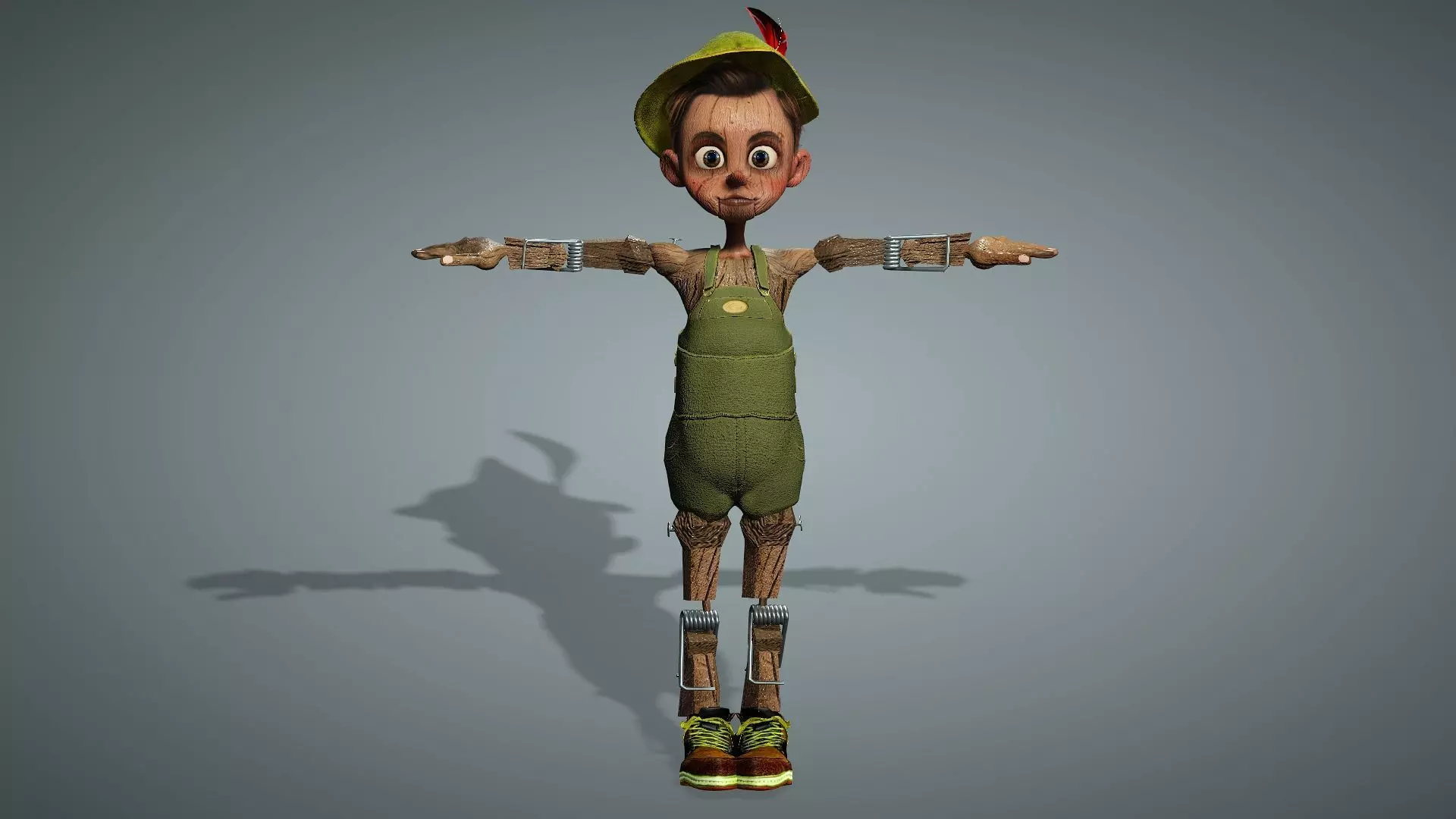 WOODEN BOY  3D model_0