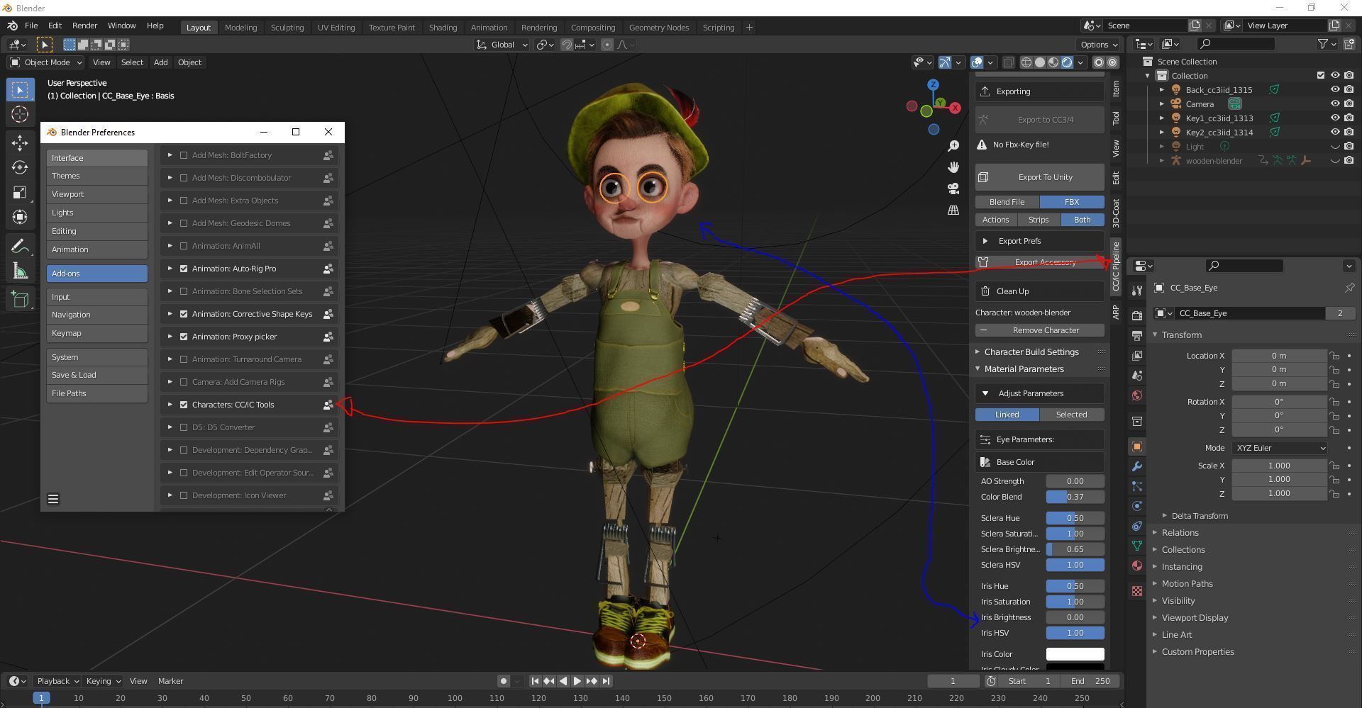 WOODEN BOY  3D model_7
