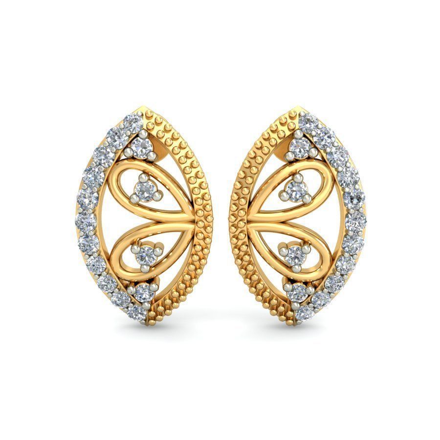 Women Ring Earrings Pendant set 3dm stl 3mf glb render details 3D print model_3