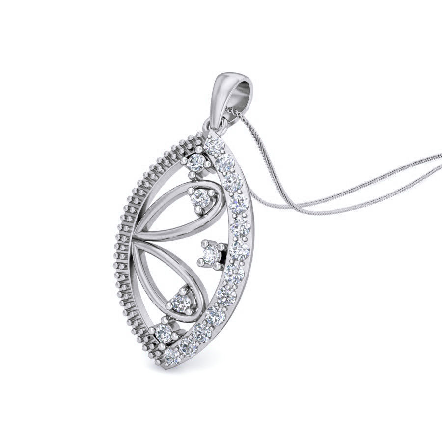 Women Ring Earrings Pendant set 3dm stl 3mf glb render details 3D print model_26