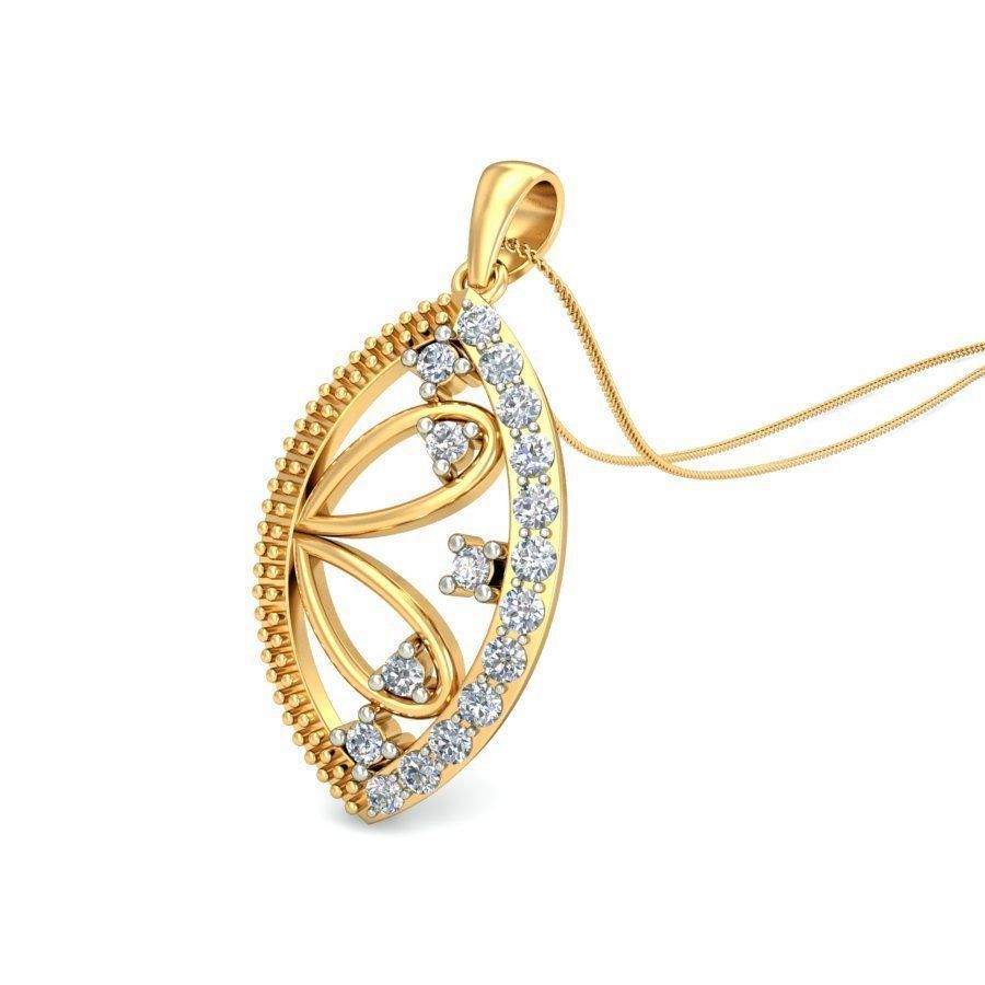 Women Ring Earrings Pendant set 3dm stl 3mf glb render details 3D print model_27