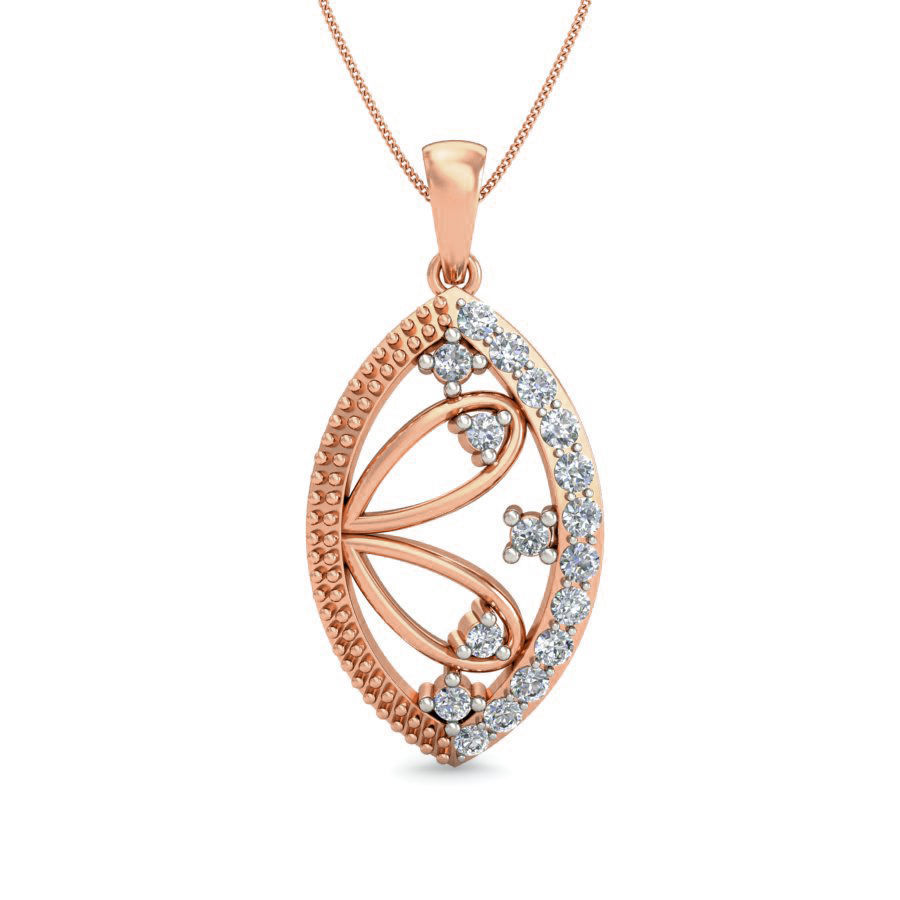 Women Ring Earrings Pendant set 3dm stl 3mf glb render details 3D print model_2