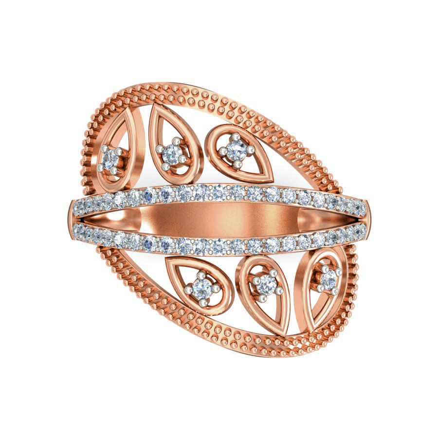 Women Ring Earrings Pendant set 3dm stl 3mf glb render details 3D print model_41