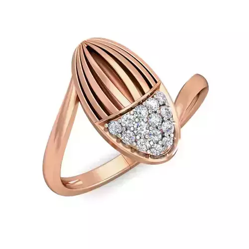 Women Ring Earrings Pendant set 3dm stl 3mf glb render details