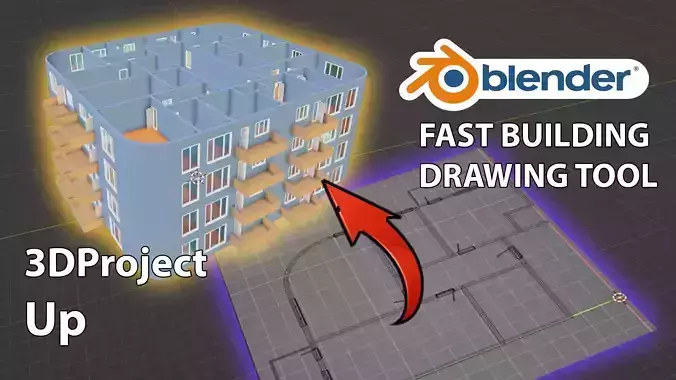 Blender 3d ProjectUp GN Free 3D model