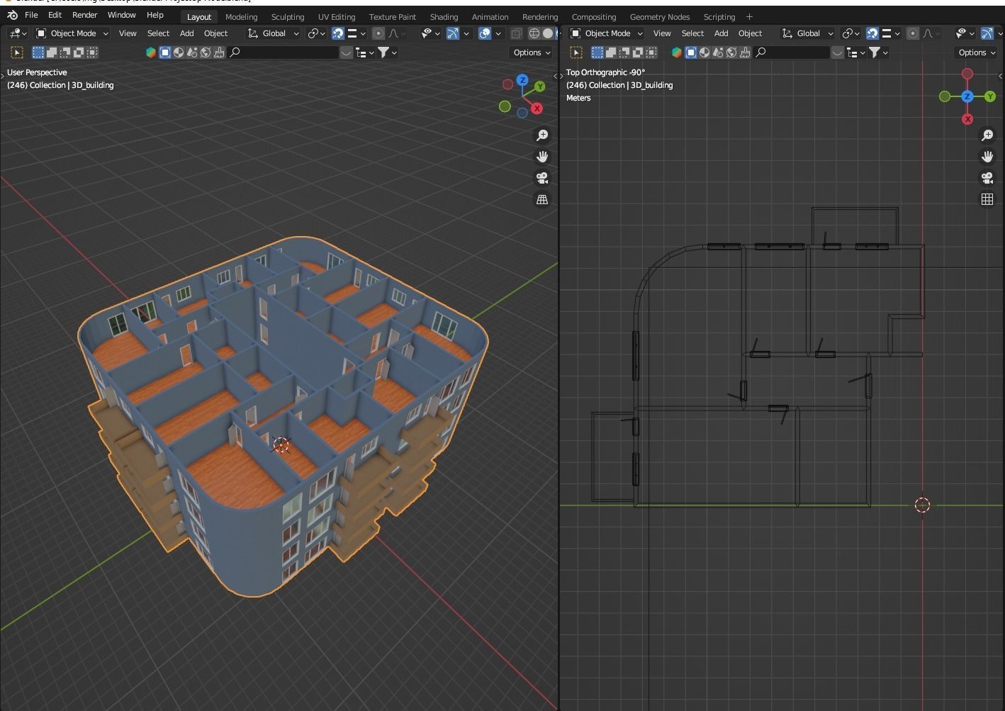 Blender 3d ProjectUp GN Free 3D model_2