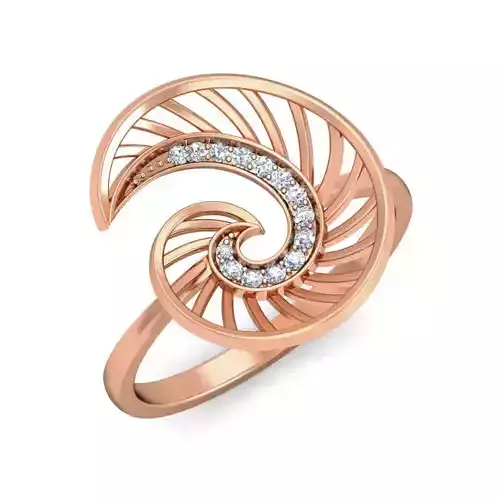 Women Ring Earrings Pendant set 3dm stl 3mf glb render details