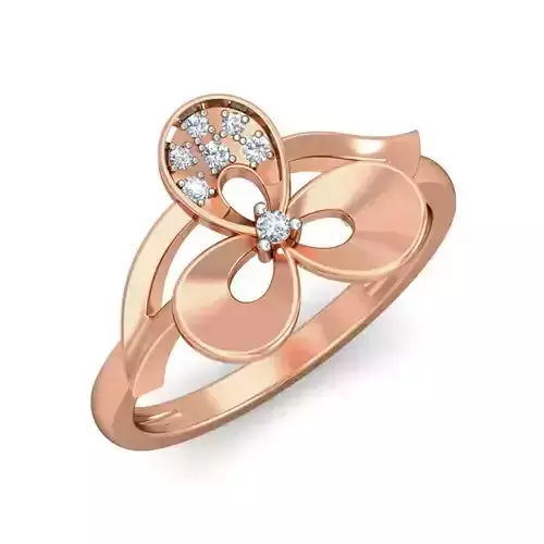 Women Ring Earrings Pendant set 3dm stl 3mf glb render details