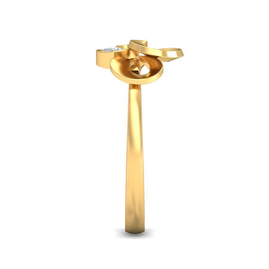 Women Ring Earrings Pendant set 3dm stl 3mf glb render details 3D print model_38