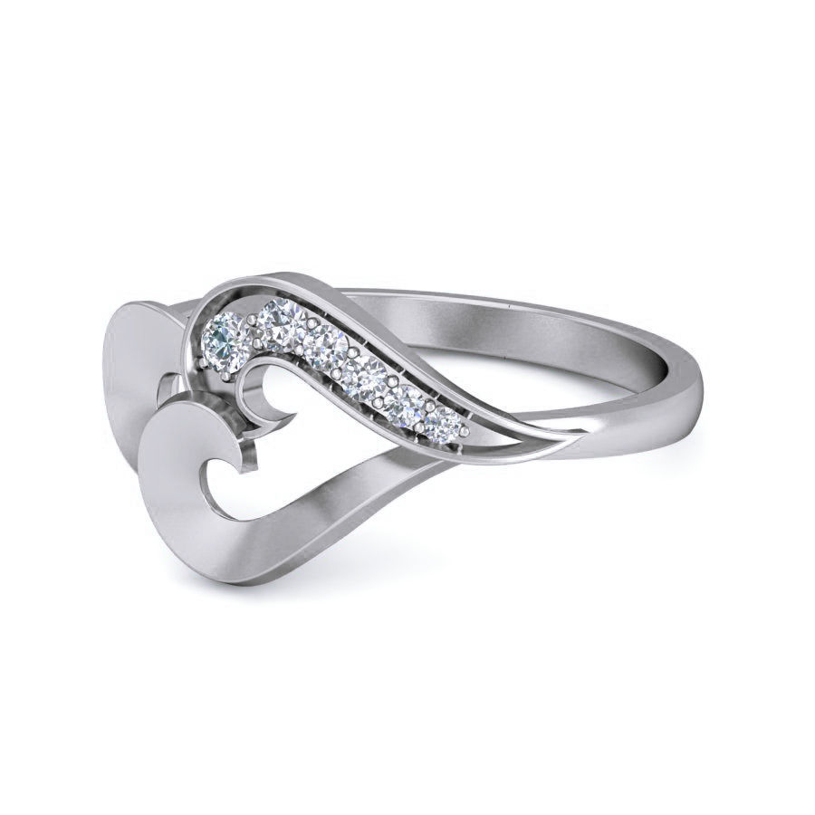 Women Ring Earrings Pendant set 3dm stl 3mf glb render details 3D print model_46