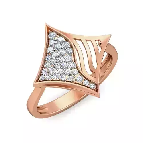 Women Ring Earrings Pendant set 3dm stl 3mf glb render details