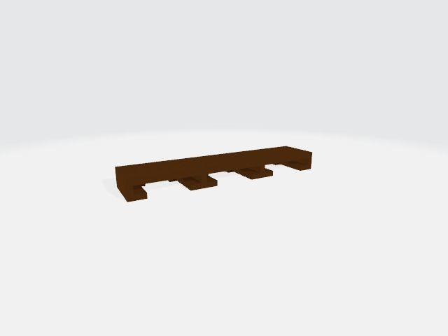 Under desk cable management - GRAMP 3D print model_1