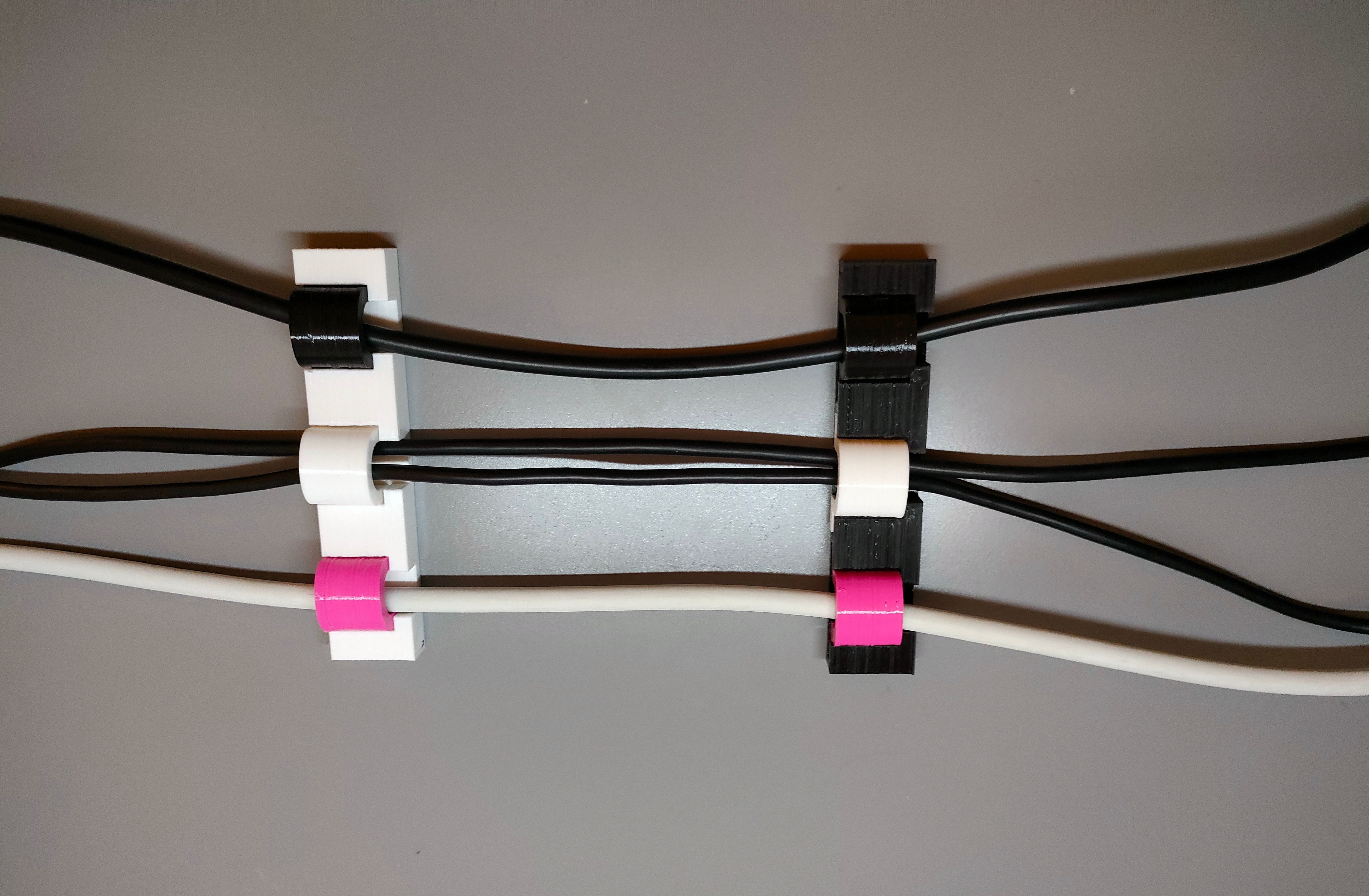 Under desk cable management - GRAMP 3D print model_7