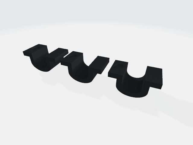Under desk cable management - GRAMP 3D print model_2