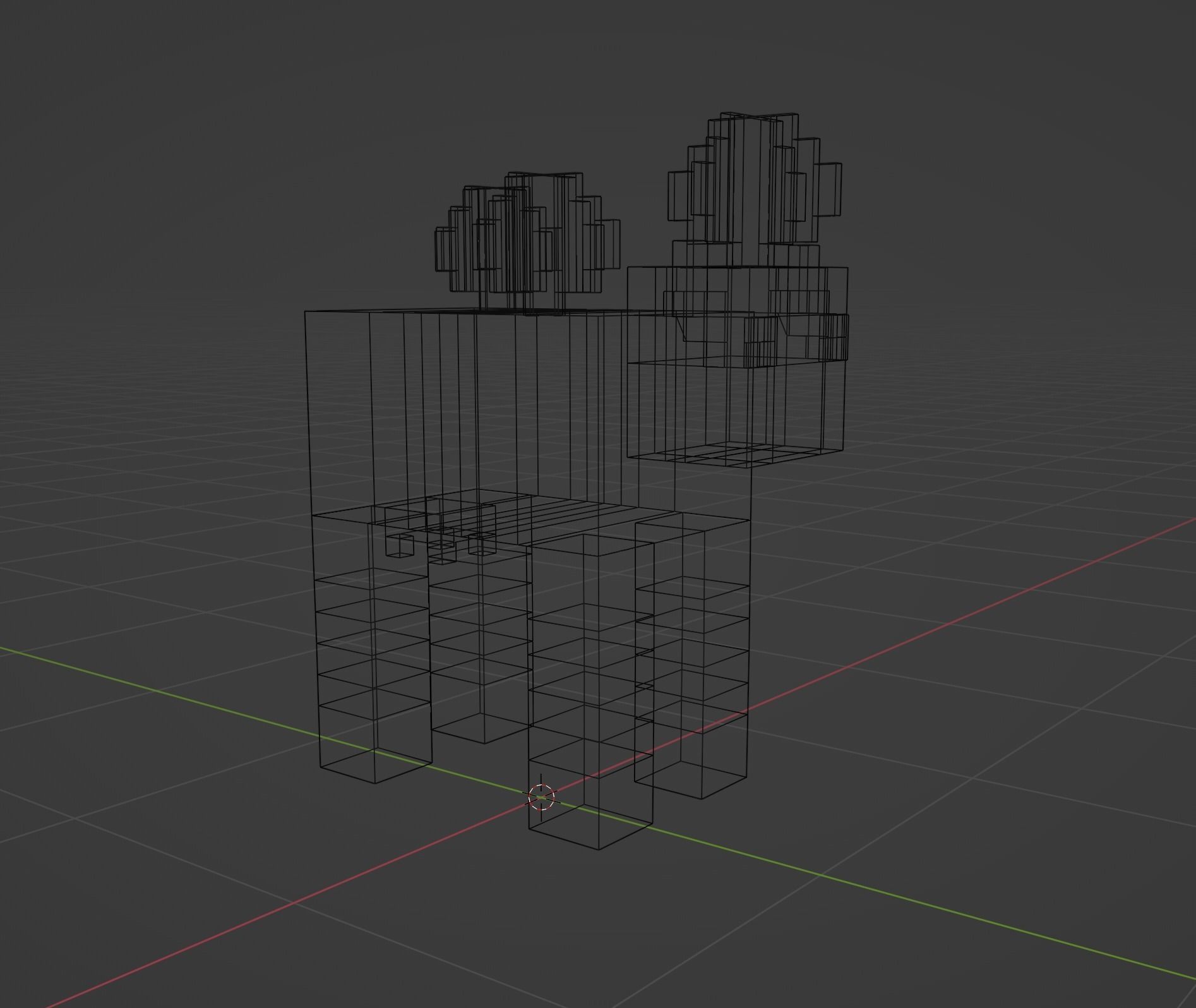 Minecraft Mushroom Cow Low-poly 3D model_3