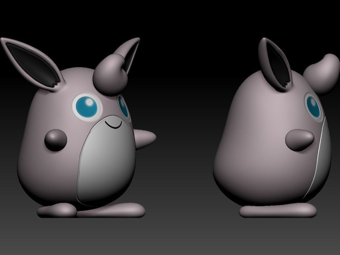 Jigglypuff Evolution Line 3D print model_8