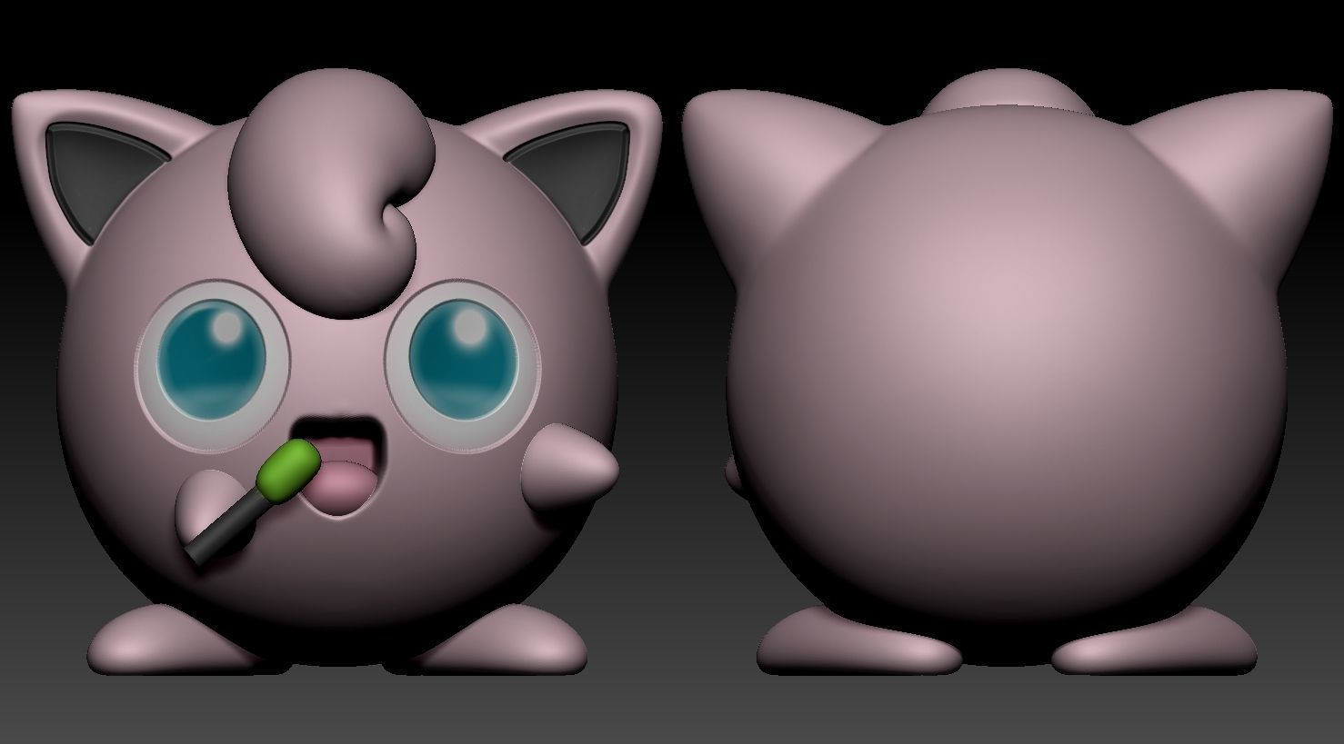 Jigglypuff Evolution Line 3D print model_5