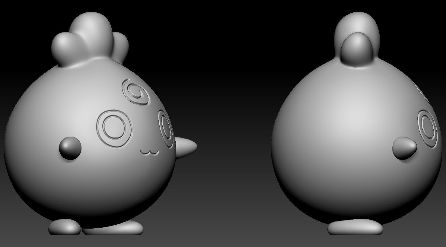 Jigglypuff Evolution Line 3D print model_9