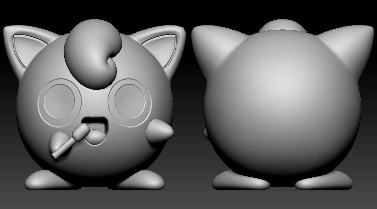 Jigglypuff Evolution Line 3D print model_7