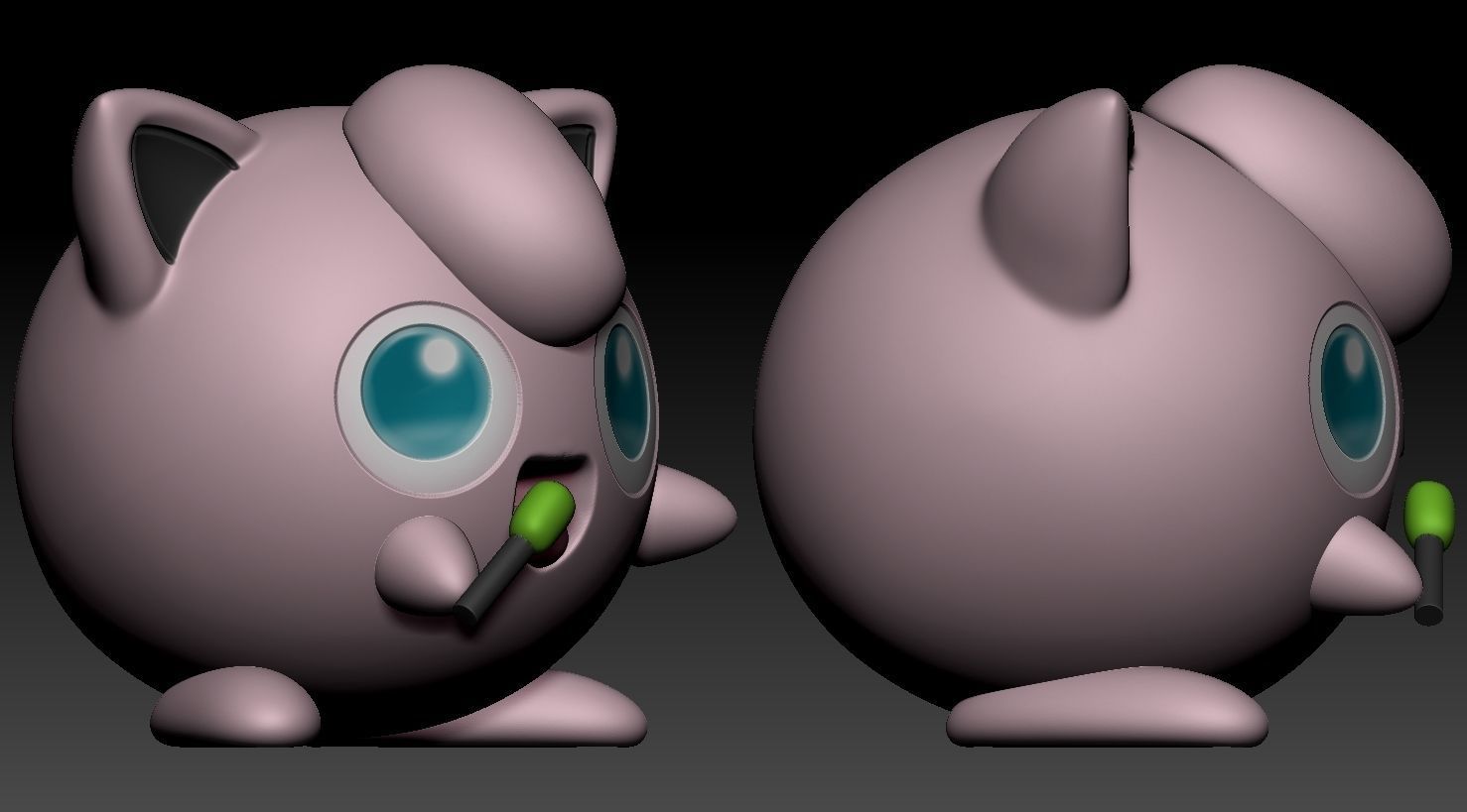 Jigglypuff Evolution Line 3D print model_10