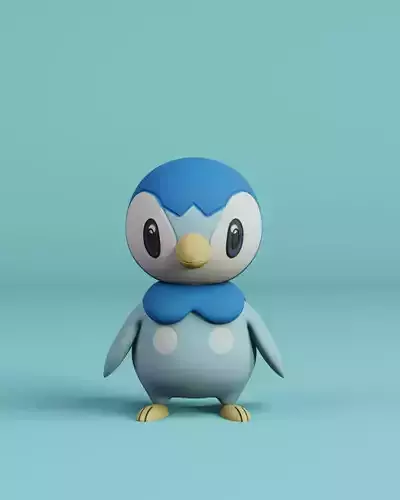 piplup  3D print model