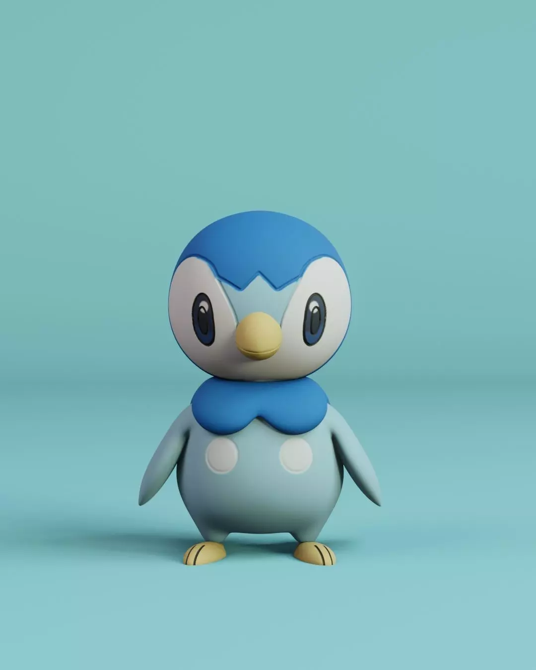 piplup  3D print model_0