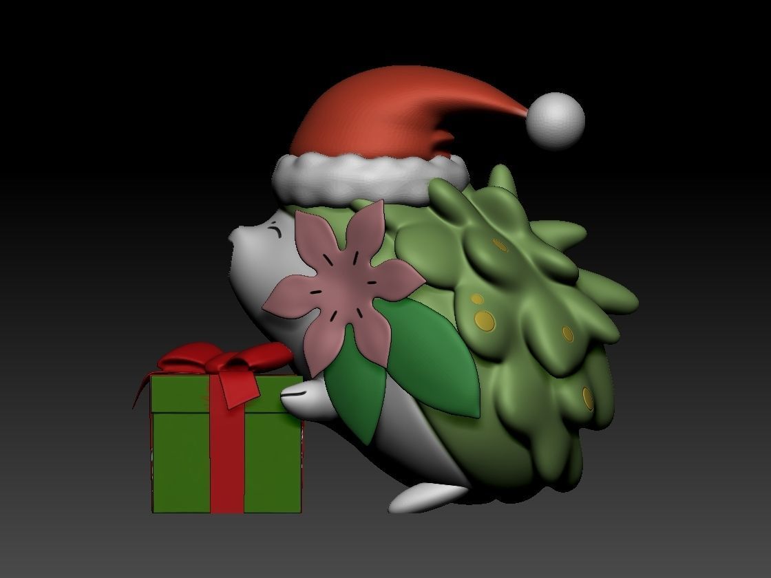 Christmas Shaymin 3D print model_5
