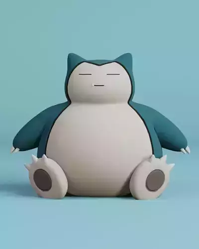 Snorlax 3D print model