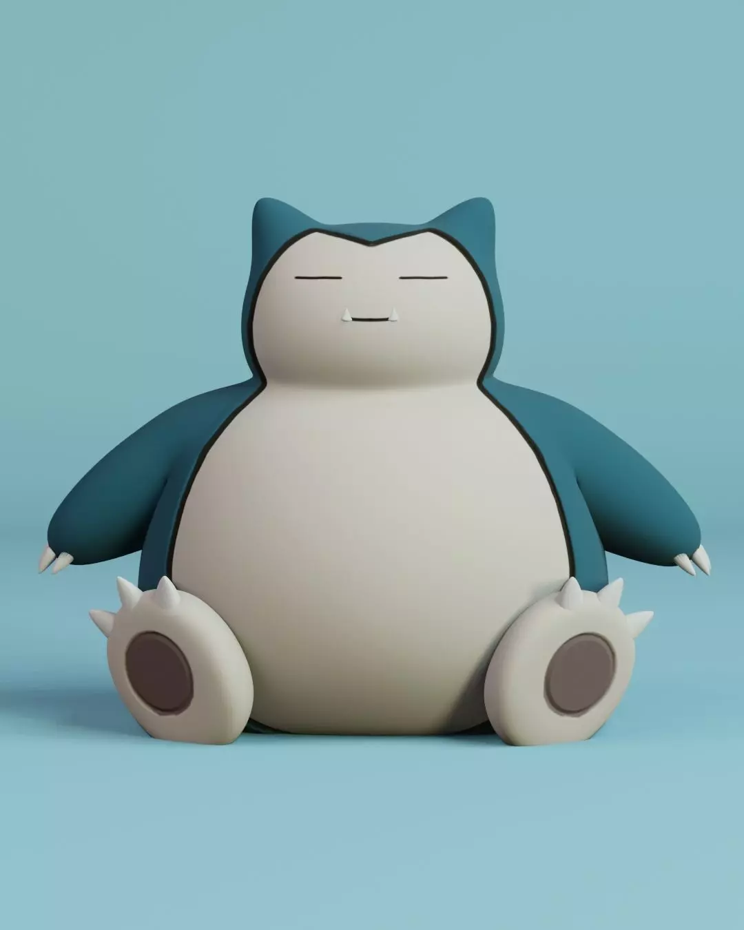 Snorlax 3D print model_0