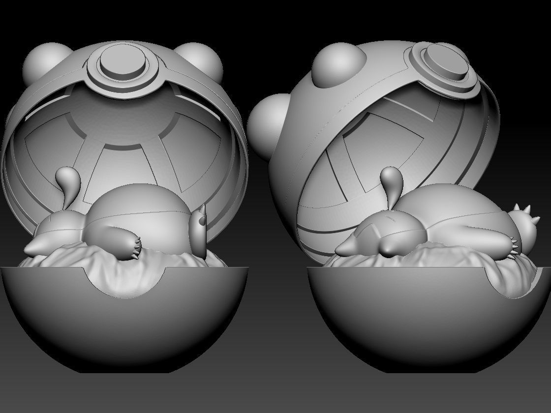 Snorlax 3D print model_2