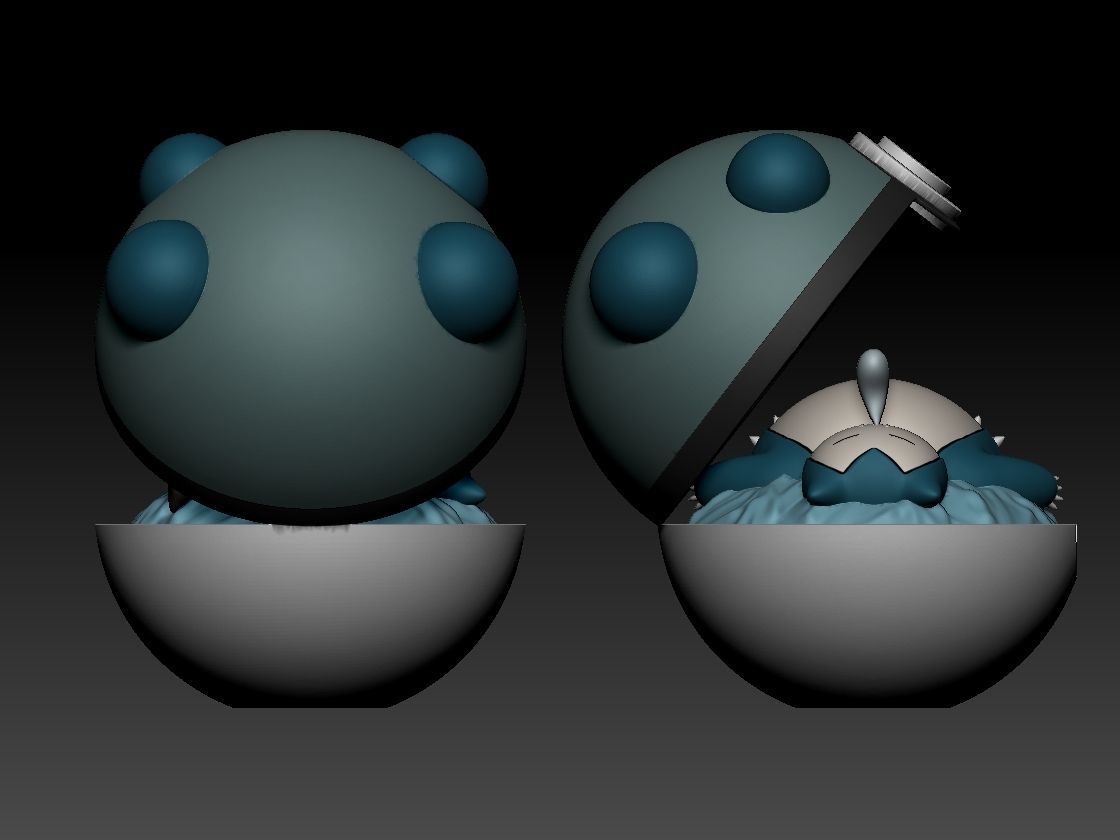 Snorlax 3D print model_3