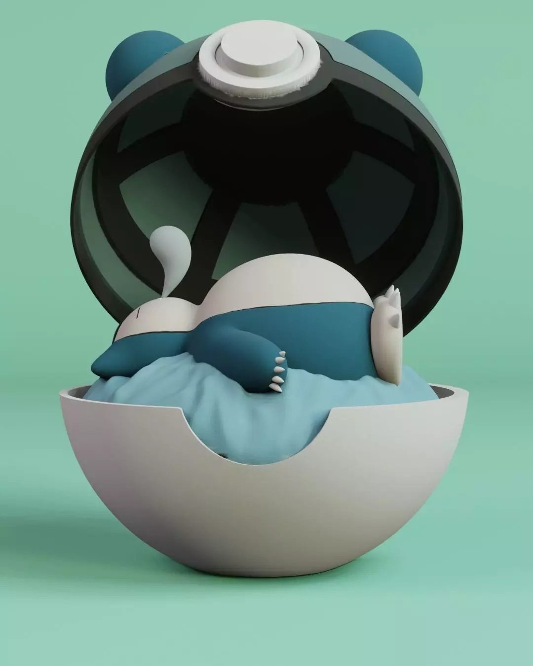 Snorlax 3D print model_0
