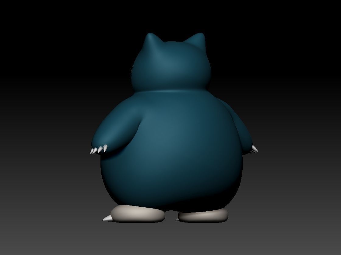 Snorlax 3D print model_7