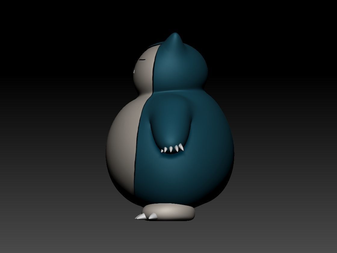 Snorlax 3D print model_5