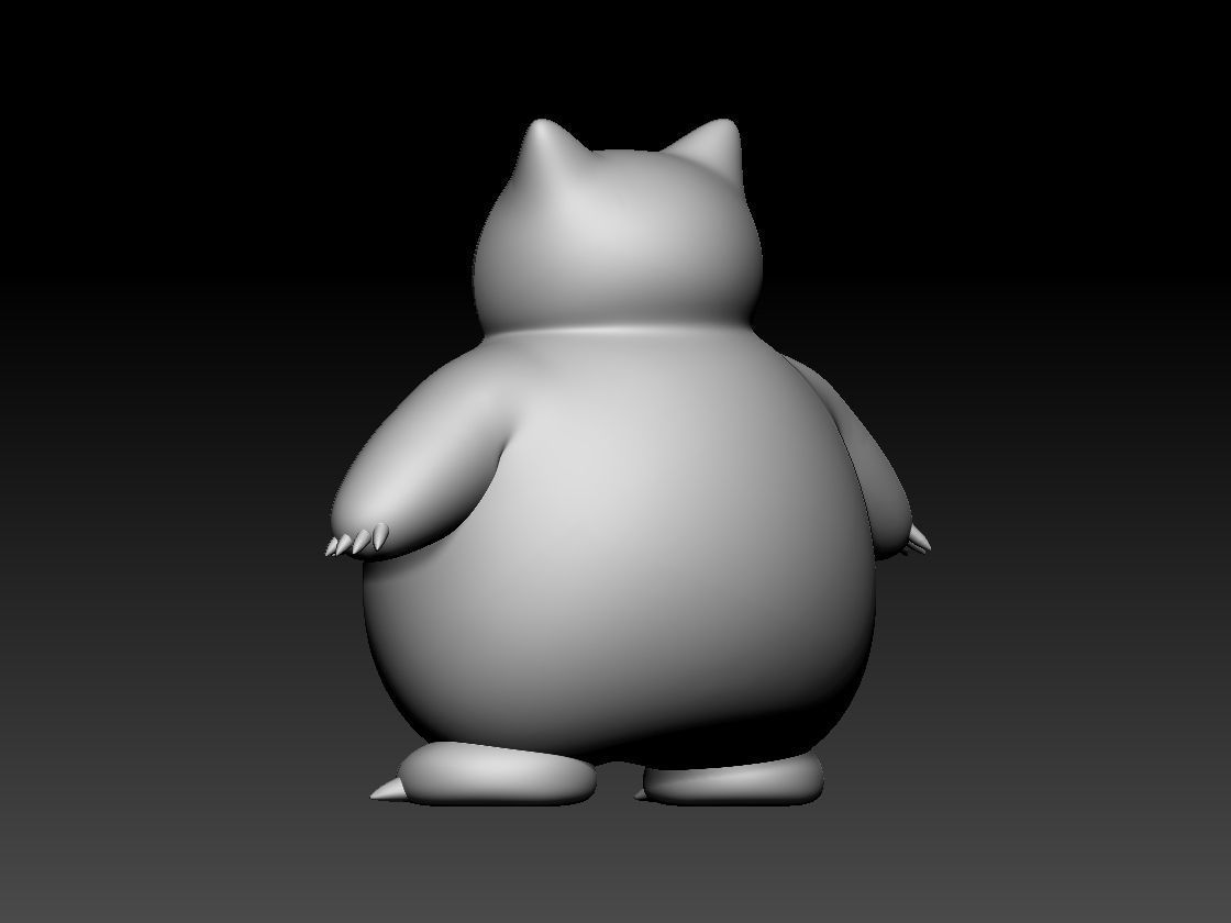 Snorlax 3D print model_8