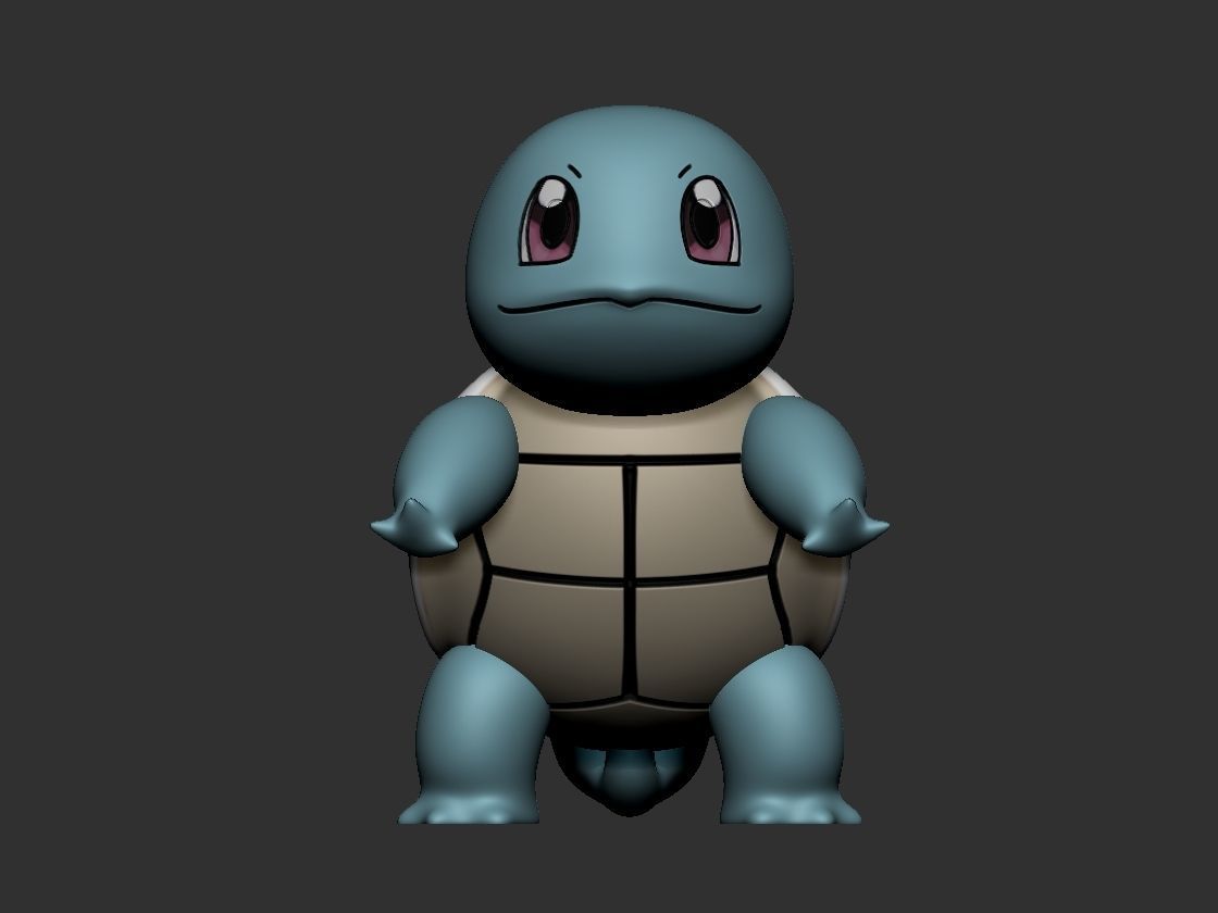 Squirtle 3D print model_1