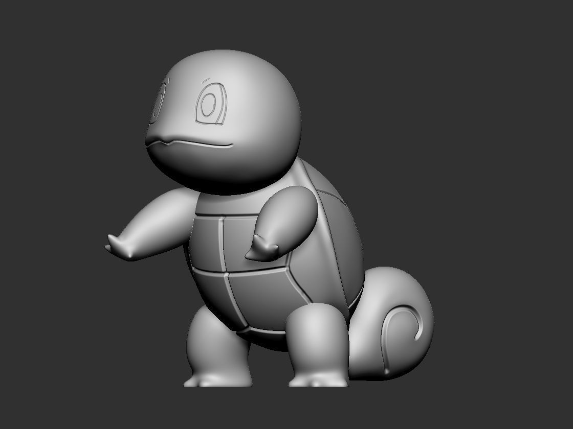 Squirtle 3D print model_4