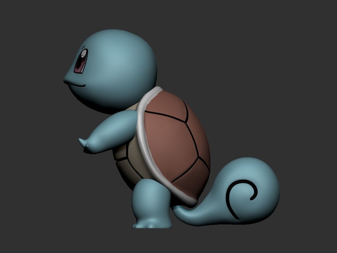 Squirtle 3D print model_5