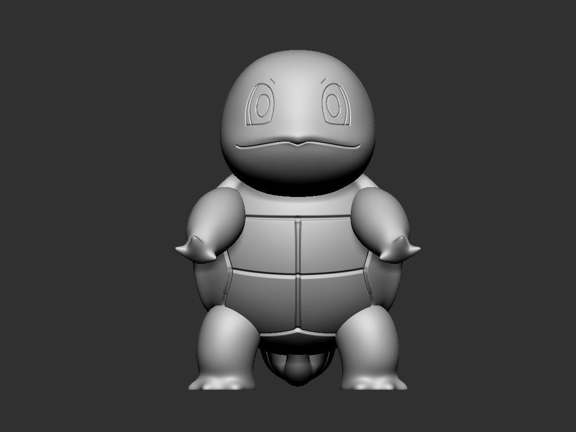 Squirtle 3D print model_2
