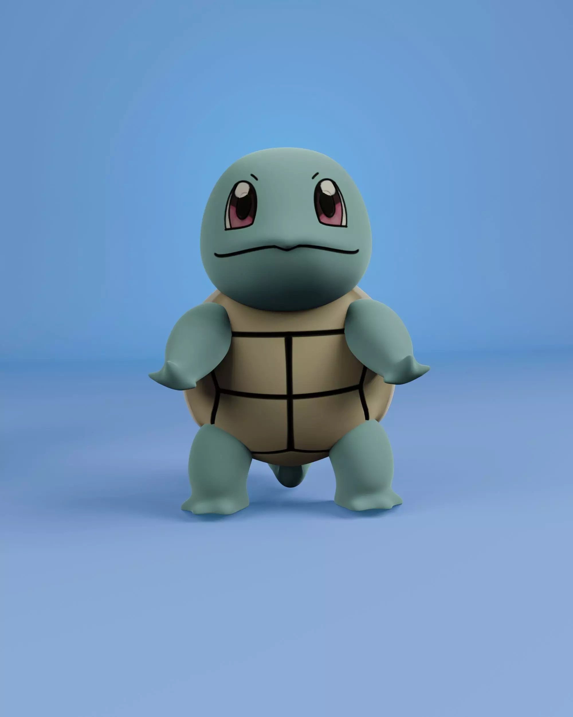 Squirtle 3D print model_0
