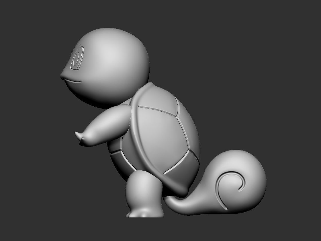 Squirtle 3D print model_6