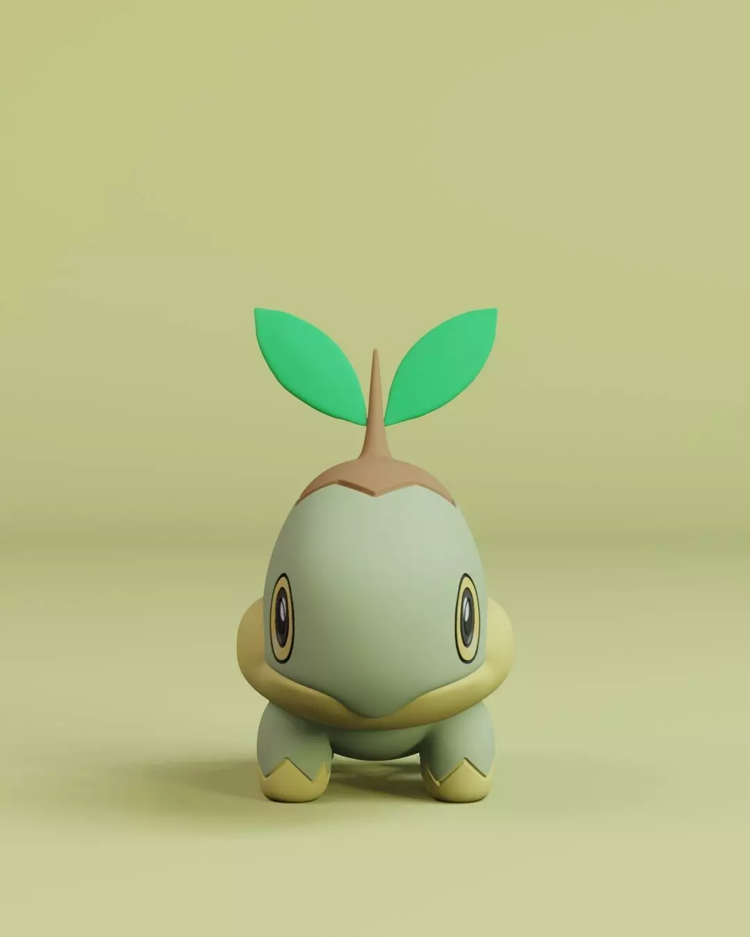 Turtwig 3D print model_0