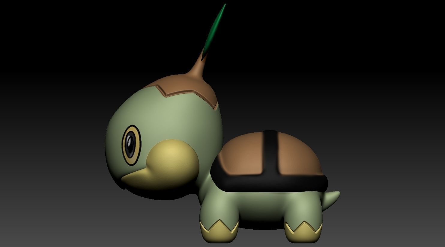 Turtwig 3D print model_5